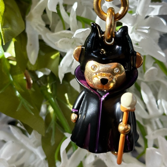 Coach X Disney Maleficent Bear Bag Charm NWT - Picture 1 of 10
